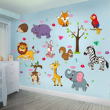 2907BA Wallpaper Self-Adhesive Bedroom Bedside Warm Cartoon Wall Stickers Children's Room Layout Wall Decoration Sticker Wall Wallpaper
