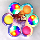 TA1510 Colorful Fingertip Top Led Student Decompression Toys