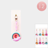 Rainbow Donut Keychains – Fun and Colorful Accessory for Bags and Keys