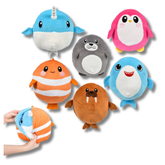 Plush Reverse Sea Life Animal Toy In Bulk - Assorted