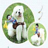 Wholesale Riding Cowboy Funny Halloween Dog Costume for Small Dogs (sold by the piece)