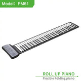 Roll Up Piano Portable Electronic Piano with 61 Key