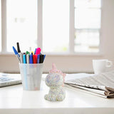 2808BA DIY Diamond Unicorn Doll Handmade Crystal Rhinestone Unicorn Figurines Sclupture Kawaii Home Decoration Ornament Kids Gift