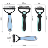 2307GP Professional Pet Deshedding Brush Dog Hair Remover Pet Fur Knot Cutter Puppy Cat Comb Brushes Dogs Grooming Shedding Supplies