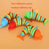 Funny Animal Buckle Fidget Keychain Toy - Assorted