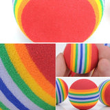 2808GP Colorful Cat Toy Ball Chew Toy Pet Kitten Ball Interactive Bite-resistant Chew Toys For Small Dogs Cleaning Teeth Teeth Grinding