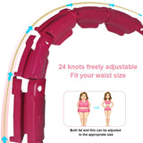 Adjustable Sport Hoops Abdominal Waist Exercise Detachable Hoola Massage