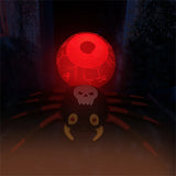 1707BA Giant Halloween Outdoor Decoration LED Spider Inflatable Toys  LED Roating Lights Kaleidoscope Spider Bar Club Home Party Decor