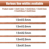 1.5-3.5mm Desoldering Mesh Braid Tape Copper Welding Point Solder Remover Wire