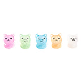 1109BA Figurines Miniature Noctilucent Cute Colorful Cat Micro Landscape Ornaments For Hoom Decorations Decor Room Desk Accessories