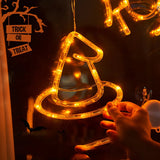 1707BA Halloween Decoration Lights Pumpkin Spider Bat LED Sucker Lamp For Halloween Party Decoration Light Up Halloween Window Lights