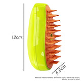 1009GP Dog Steam Brush Electric Spray Cat Hair Brush For Massage Pet Grooming Kitten Pet Bath Brush Removing Tangled and Loose Hair