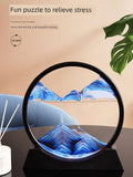 2907BA Beautiful Decoration Living Room Office Art Quicksand Painting