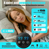 Mini Massage Gun Deep Tissue, Portable 99 Speeds Ultra Small and Quiet Electric Muscle Massager with 4 Replacement Heads