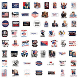 10/30/50/120pcs American Trump 2024Stickers Funny Cartoon Decals Graffiti Laptop Skateboard Luggage Waterproof Sticker Packs