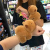 Capybara Slap Snap Plush Wristband Toy - Assorted