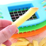 1007GG 2024 New Cooking Potato Cutter Gadgets Potato Chip Stainless Steel Vegetable French Fry Chopper Chips Making Tool Kitchen