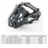 2808GP Dog Muzzle for Small Medium Large and X-Large Dogs Breathable Basket Muzzles