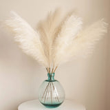 2808BA Artificial Pampas Grass 38''/97cm Tall Large Faux Pompas Grass Pompous Fluffy Fake Flowers for Vase Home Wedding Boho Decor