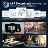 Gimbal Selfie Stick Tripod with Light