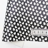 2808BA Halloween Faux Leather Sheets Black White Chunky Glitter Leather Sheets Ghosts Printed Faux Leather For Bow DIY 21x29CM Q1462