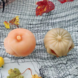 0709BA Halloween Pumpkin Candle Models Reusable Silicone Skeleton Skull Cast Halloween Home Decoration Tools For Resin Candle Ornament