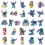 51PCS  Cute Cartoon Lilo & Stitch Stickers DIY Diary Laptop Luggage Skateboard Graffiti Decals Fun Classic Toy
