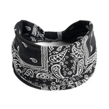Wide Boho Headbands Elastic Bandana Non Slip Sweat Fashion Large Headwraps Hair Bands Headwear Sports, Running, Yoga