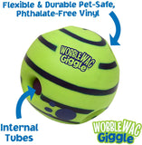 Wobble Wag Giggle Glow Ball Interactive Dog Toy