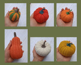 1707BA Halloween Pumpkin Decoration Supplies, Knitted Fabric, Desktop Window Ornaments, Festive Fall, Furniture Ornament