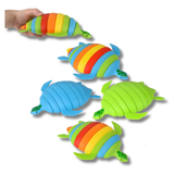 Stress Relief Wiggle Sensory Turtle Kids Toy In Bulk - Assorted