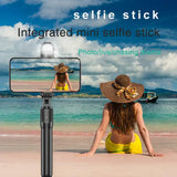 Portable Selfie Stick With Wireless Remote & Phone Stand for Group Selfie