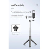360Β° Rotation Selfie Stick Tripod with Wireless Remote for iPhone & Android Phone