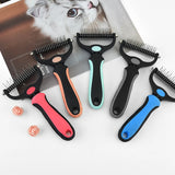 2307GP Professional Pet Deshedding Brush Dog Hair Remover Pet Fur Knot Cutter Puppy Cat Comb Brushes Dogs Grooming Shedding Supplies