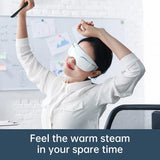 Electric Nano Steam Eye Massager Atomizing Eye Acupressure Massage Relieve Fatigue Dark Circles Improve Sleep Eye Care Machine