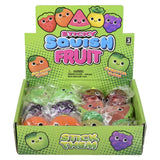 Glitter Squishy Sticky Fruit Kids Toys In Bulk - Assorted