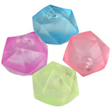 Light Up Squeezy Fidgety Sugar Diamond Kids Toy - Assorted