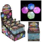 Light Up Squeezy Fidgety Sugar Diamond Kids Toy - Assorted
