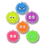 Stretchy Big Eye Puffer Ball For Kids In Bulk - Assorted