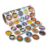 Halloween Themed Roll Sticker For Kids In Bulk - Assorted