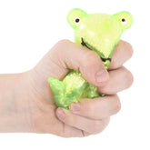 Squeeze Transparent Sticky Frog Kids Toy In Bulk - Assorted