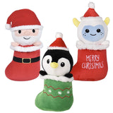 Christmas Character Stocking Stuffer Plush Toy For Kids - Assorted