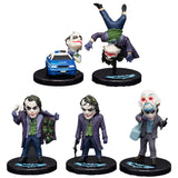 Clown Heath Ledger Hand-Made Car Decoration Model Batman The Dark Knight Joker Doll Q Version DC Peripheral