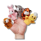 Soft Cute Animal Finger Puppets For Kids In Bulk - Assorted