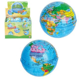 Globe stress Balls kids toys In Bulk- Assorted