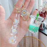 Liquid Floating Bottle Keyring -(Sold By Dozen =$39.99)