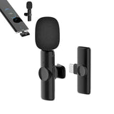 Wireless Microphone & Lapel Mic For Video Recording- For Iphone & Type- C