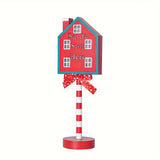 CF-17Shenzhi Tech Festive LED Christmas Sign - Battery-Powered Table Lamp with Warm White Light, Perfect for Home & Window Decor, Christmas Decor