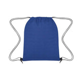 Heathered Non-Woven Drawstring Backpacks In Bulk- Assorted