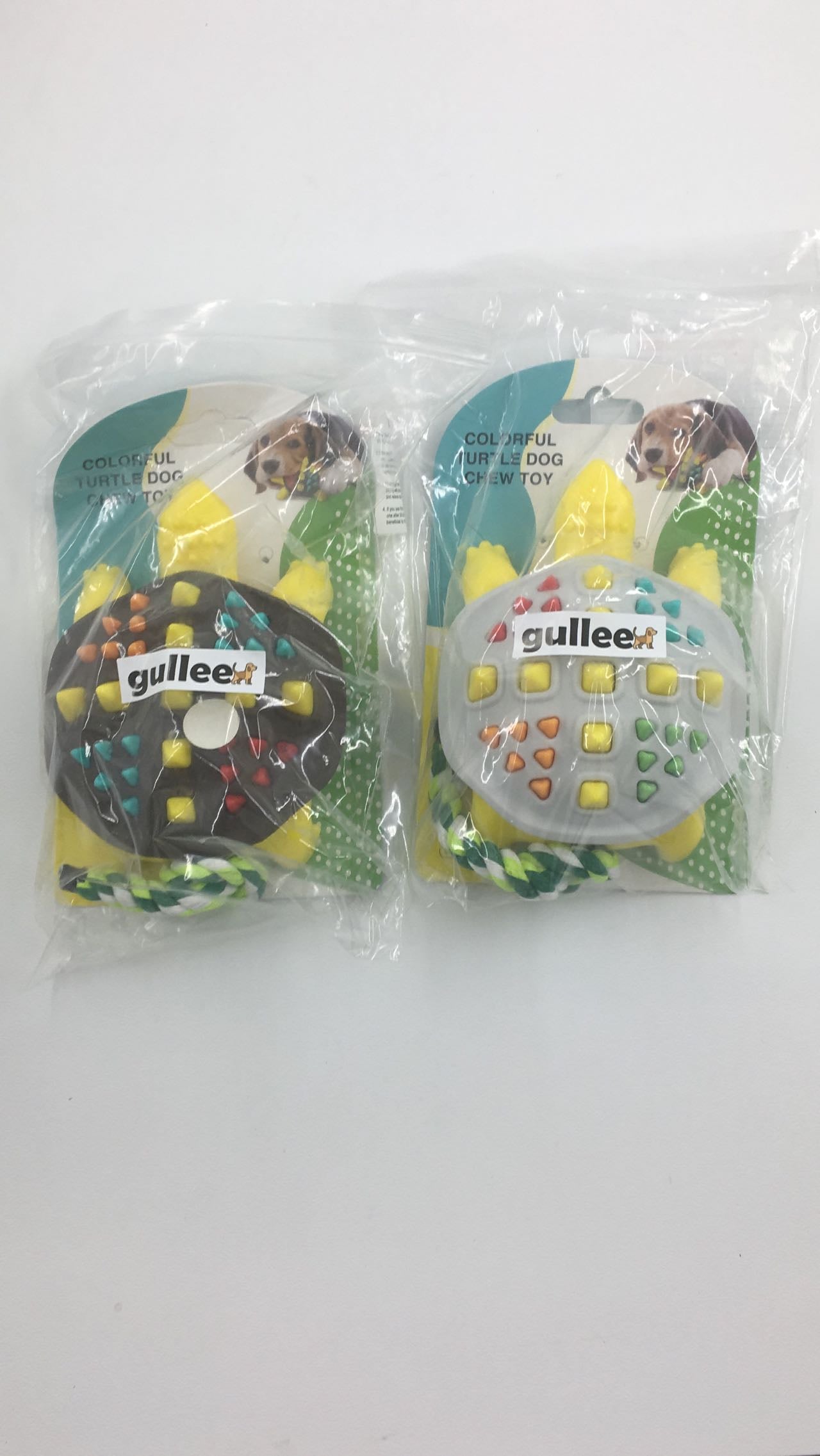 Packing Image Of Tortoise Teeth Cleaning Dog Chew Toy